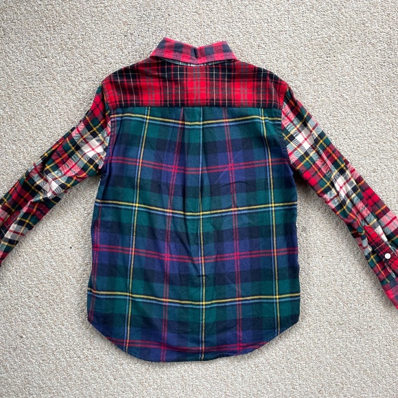 Ralph Lauren Boys Plaid Holiday Shirt Size 6 Christmas Button-Down - Picture 3 of 3
